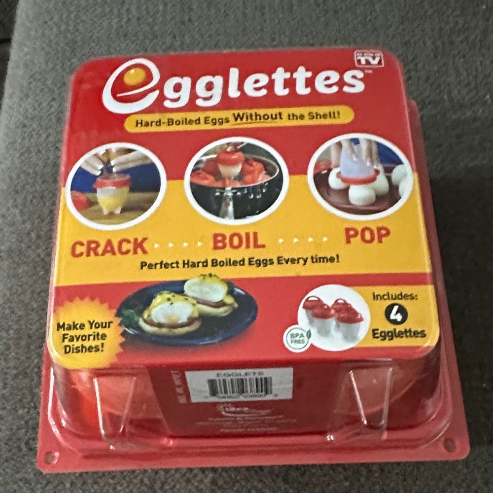 Hard-Boiled Egg Cooker - Red new in box